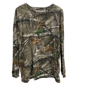Magellan Outdoors Hunt Gear Camo Long Sleeve T-Shirt Size 3XL